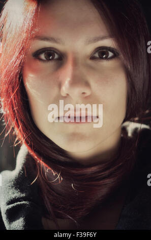 Portrait of a young woman Stock Photo