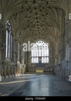 Ely Cathedral Lady Chapel interior Stock Photo