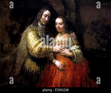 Isaac en Rebecca The Jewisch Bride Rembrandt Harmensz. van Rijn Dutch 1606–1669 Netherlands Stock Photo