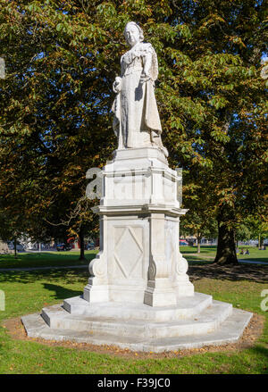 Statue of Queen Victoria in Victoria Gardens, Brighton, East Sussex, England, UK. Stock Photo