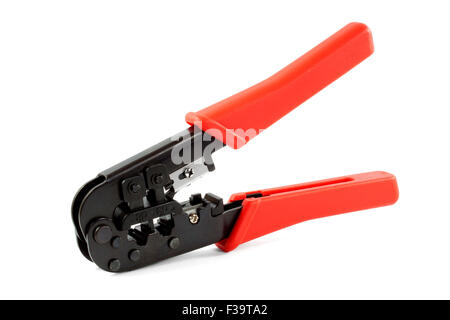 Crimping Tools isolated on white background Stock Photo