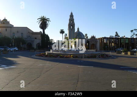 Plaza de Panama of Balboa Park in San Diego Stock Photo