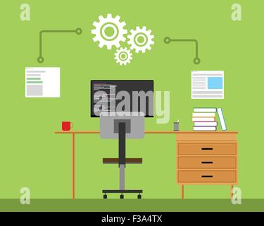 software engineering Stock Vector