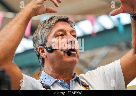 Belfast, Northern Ireland. 03 Oct 2015 - John Torode from BBC's Masterchef gives a cookery demonstration, sponsored by McGuigan's Wines Credit:  Stephen Barnes/Ģ����ý Live News Stock Photo