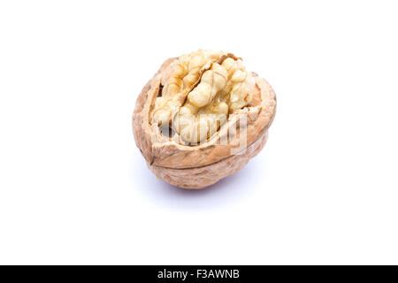 Walnuts isolated on white background. Stock Photo