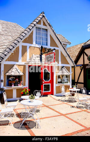 The Bakery and cafe in the Danish-styled fairytale village of Solvang in the Santa Ynez valley of California Stock Photo