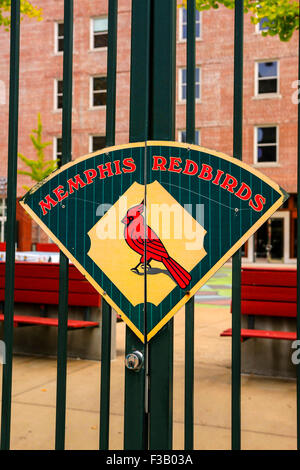 Memphis Redbirds Baseball stadium Autozone Park Stock Photo - Alamy