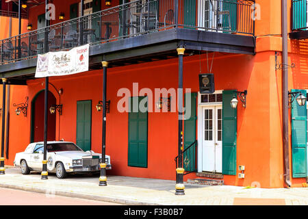 The Jerry Lee Lewis Cafe and Honky Tonk club on Beale Street in Memphis Tennessee Stock Photo