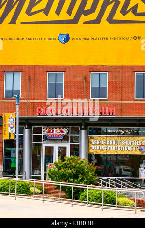 The Rock n Soul museum in downtown Memphis Tennessee Stock Photo