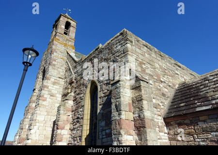Church of St Mary the Virgin, Holy Island (Lindisfarne), England Stock Photo