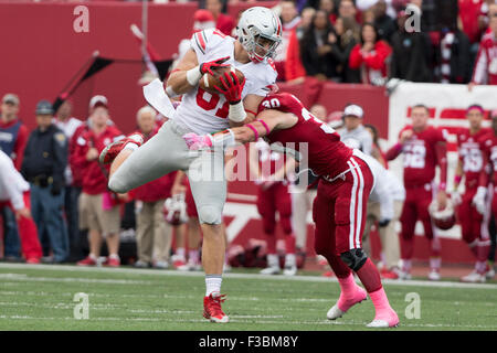 September 15, 2018: Ohio State Buckeyes defensive end Nick Bosa #97 in the  AdvoCare Showdown NCAA Football game between the Ohio State Buckeyes and  the TCU Horned Frogs at AT&T Stadium in