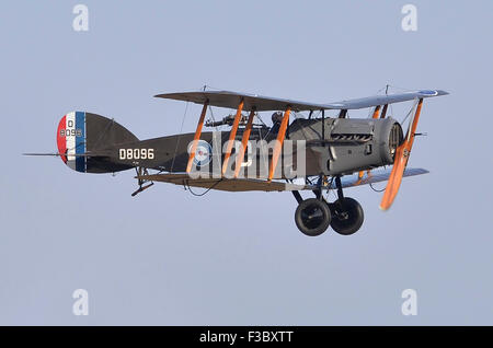 Bristol F2B Fighter WW1 plane in RFC markings displaying at the Shuttleworth Collection, Old Warden, Bedfordshire, UK.  Credit:  Antony Nettle/Alamy Live News Stock Photo