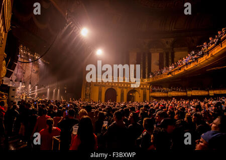 Detroit, Michigan, USA. 3rd Oct, 2015. KORN performing on the 20th Anniversary Tour at The Fillmore in Detroit, MI on October 3rd 2015 © Marc Nader/ZUMA Wire/Alamy Live News Stock Photo