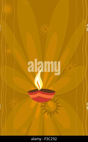 Diwali Greeting Design Vector Art Stock Vector