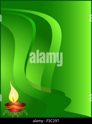 Diwali Greeting Design Vector Art Stock Vector