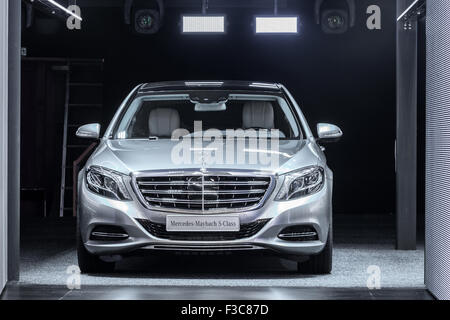 Mercedes Benz Maybach S-Class at the IAA International Motor Show 2015 Stock Photo