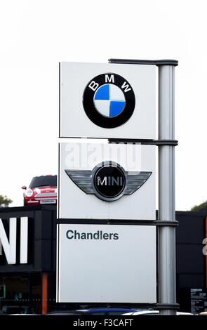 Chandlers BMW and Mini car dealership showroom Portslade Brighton ...