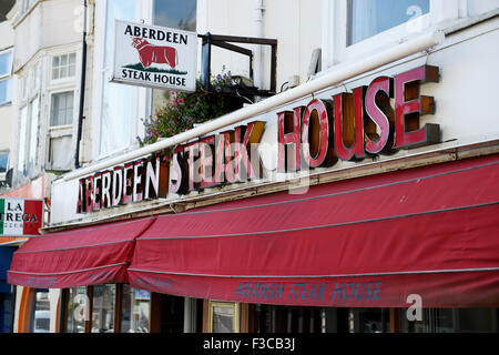 Aberdeen Steak House restaurant  in Preston street Brighton UK Stock Photo