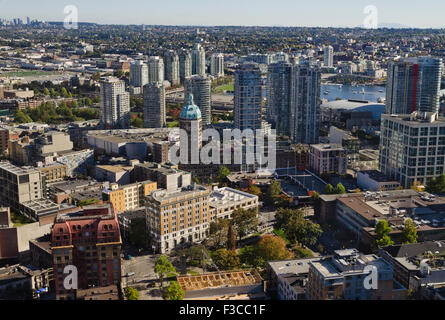 Aerial view of False Creek in Downtown Vancouver Stock Photo - Alamy