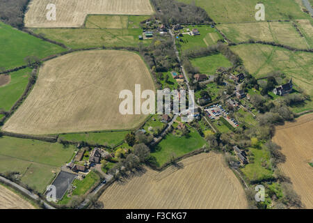 Aerial photograph of Arlington, East Sussex Stock Photo