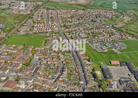 Aerial photograph of Bedworth, Warwickshire Stock Photo