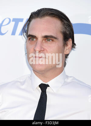 JOAQUIN PHOENIX US film actor in September 2015. Photo Jeffrey Mayer Stock Photo