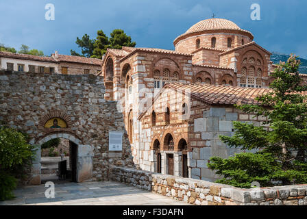 Part of the historic, listed by UNESCO,  Hosios Loukas Monastery in Greece Stock Photo