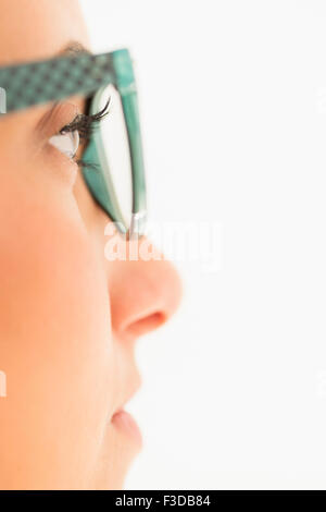 Portrait of young woman in studio Stock Photo