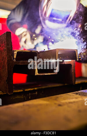 Welder working Stock Photo