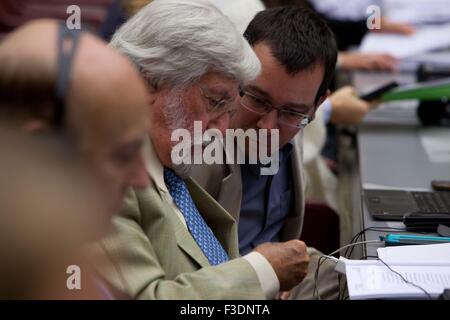 Geneva, Switzerland. 5th October, 2015. Green Cross International, Geneva, Switzerland, International Conference for green and inclusive economy, 2015. Credit:  Ania Freindorf/Alamy Live News Stock Photo