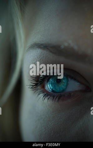 Woman's eye, close-up Stock Photo