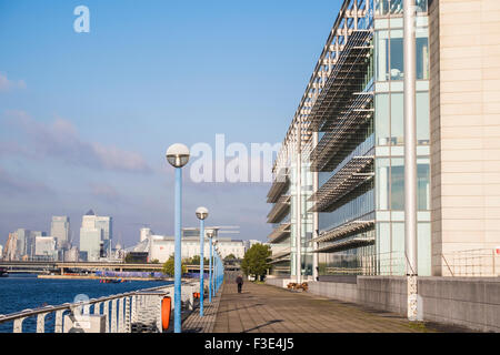 Newham Dockside building, London, England, U.K. Stock Photo