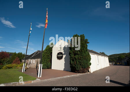 The world famous Wm. Grant & Sons Whiskey distillery at Dufftown in Banffshire Scotland United Kingdom.  SCO 10,105. Stock Photo