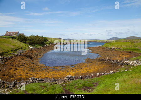 Lochmaddy Isle of North Uist, Outer Hebrides near the Uist Outdoor centre Stock Photo