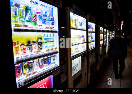 Drink Vending machine,Shibuya-Ku,Tokyo,Japan Stock Photo
