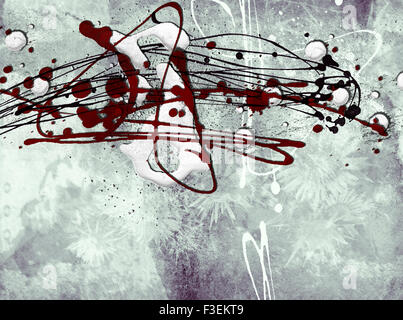 Grunge textured abstract  background - collage Stock Photo