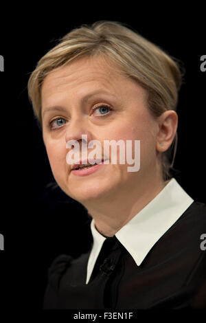 Manchester, UK. 6th October 2015. Baroness Helic speaks at Day 3 of the 2015 Conservative Party Conference in Manchester. Credit:  Russell Hart/Alamy Live News. Stock Photo