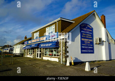 Gift Shop, The Lizard Village, Lizard Peninsula, Cornwall, England, UK Stock Photo