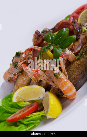 Kitchen: Bream Baked 1 Stock Photo - Alamy