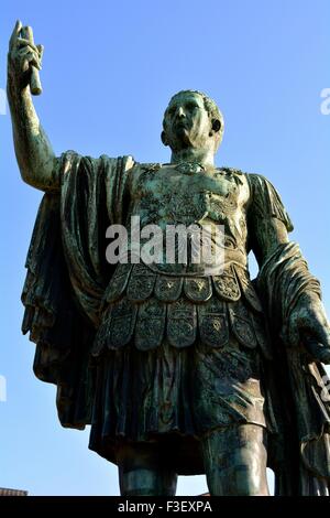 Julius Caesar statue in Rome Italy Stock Photo