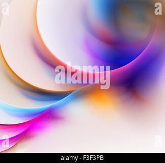 Computer rendered 3d abstract fractal illustration background for creative design Stock Photo