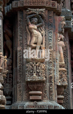 Female statue, Rajarani temple, Bhubaneswar, Orissa, Odisha, India, Asia Stock Photo