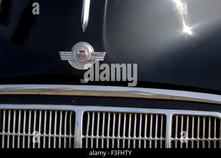 Morris car logo, Morris car, antique car, classic car, old car, vintage car Stock Photo