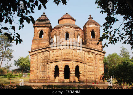 Pancha Ratna Shyam Rai temple ; Bishnupur ; West Bengal ; India ; Asia Stock Photo