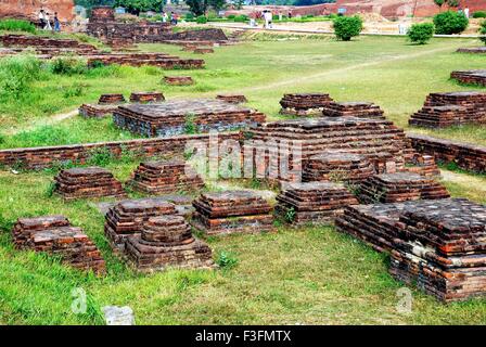 Old Nalanda University remains, Bihar, India, Asia Stock Photo - Alamy