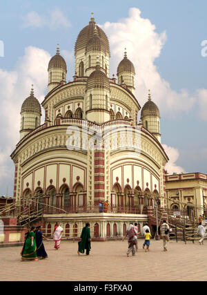 Dakshineshwar Kali Temple Calcutta Kolkata West Bengal India Stock Photo