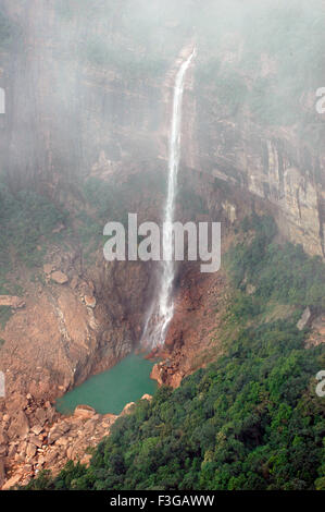Noh Kalikai falls ; Nrupen ; Cherrapunjee ; India Stock Photo