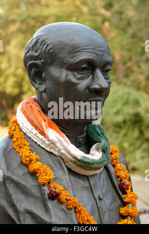 Sardar Vallabhbhai Patel statue at Sardar Patel memorial at Ahmedabad Gujarat India Stock Photo