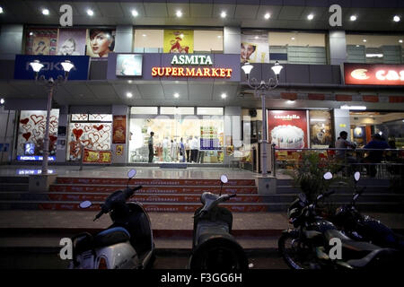 Asmita Super market at Mira road ; Bombay Mumbai ; Maharashtra ; India Stock Photo