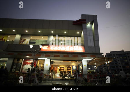 Asmita Super market and shopping complex building in evening light ; Mira road ; Bombay Mumbai Maharashtra India Stock Photo